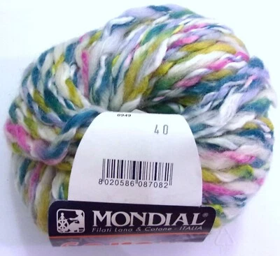 Mondial Filati Lana & Cotone Soraya, Wool Blend, 0949 (Multicolor), Same Dye Lot - Image 1 of 4