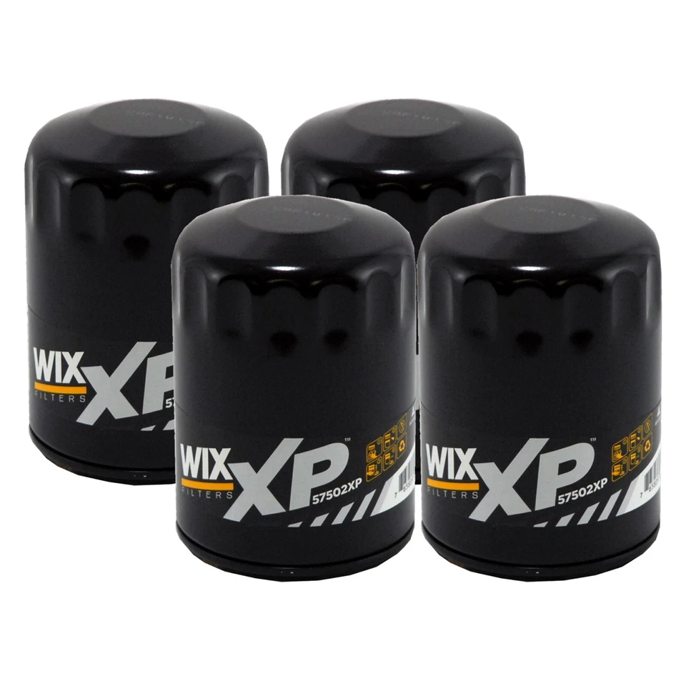 Juego Wix de 4 filtros de aceite de motor (giratorios) para Ford Mazda Lincoln Mercury Foto 1 de 1