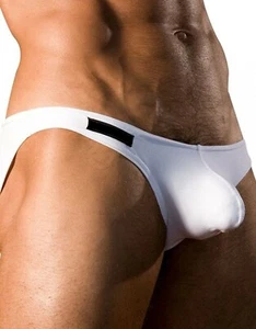 MCT 18406 Hombre RIO SLIP BULGE POUCH Swell Stretch MINI TANGA BLANCO en S - 2XL - Imagen 1 de 78