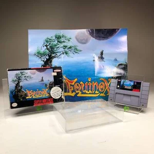 Equinox (Super Nintendo SNES, 1994) + Box and Poster - Picture 1 of 21