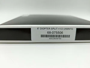 New Schneider 6" Diopter +1/2 Split-Field Lens Filter Close-Up Unmounted - Picture 1 of 6