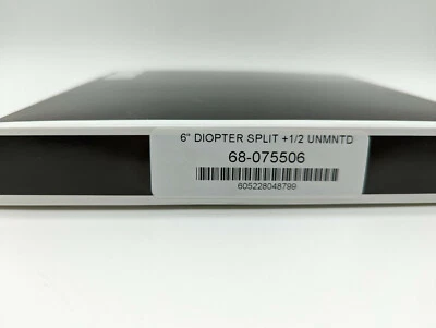 New Schneider 6" Diopter +1/2 Split-Field Lens Filter Close-Up Unmounted  - Image 1 of 4