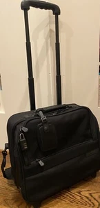 Briggs & Riley U114-4 Rolling tote Carryon Briefcase Shoulder Strap Black - Picture 1 of 13