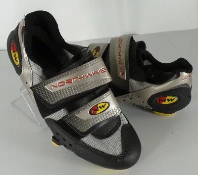 Mens Northwave Sport Cycling MTB Mountain Silver Biking Shoes Size 7 US 39 EU - Image 1 of 4