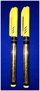 ENCRE INVISIBLE LUMIÈRE NOIRE UV MARQUEUR DE SÉCURITÉ stylo espion LOT DE 2 STYLOS - Photo 1 sur 12