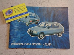 GEBRAUCHS- UND WARTUNGSHEFT CITROEN VISA - SPECIAL - CLUB - Bild 1 von 2