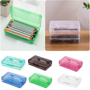Plastic Transparent Pencil Case For Primary And Secondary School Students Cute