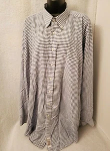 Natural Exchange by Alexander Lloyd Mens Shirt Size 19 Tall 37/38 Blue White - Picture 1 of 4