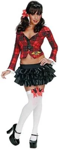 Prep School Girl Catholic Playboy Fancy Dress Up Halloween Sexy Adult Costume - Picture 1 of 10