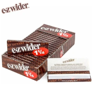 EZ WIDER TOBACCO ROLLING PAPERS 24 BOOKLET - SIZE : 1  1/4 - Picture 1 of 2