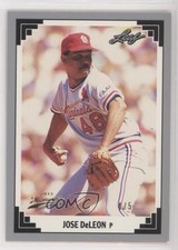 2013 Leaf Memories 1991 Leaf Buyback Gold /5 Jose DeLeon #190