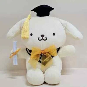 Sanrio Characters Official Plush Doll  Graduation VOL.2 Pompompurin 10" Stuffed - Picture 1 of 2