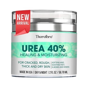40% Urea Cream for Dry Cracked Heels & Feet | Intensive Hydration Foot Lotion - Picture 1 of 9
