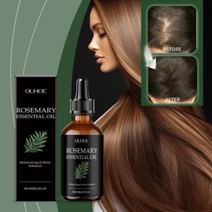Olio Essenziale Di Rosmarino Addolcire L'olio Dei Capelli Cura Della Pelle Della - Photo 1/18