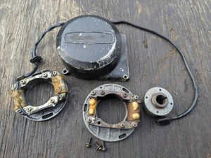 1974 SUZUKI TM400 CYCLONE STATOR FLYWHEEL AND COVER - Picture 1 of 19