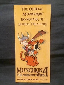 Official Munchkin Bookmark of Buried Treasure - Wide Version - Picture 1 of 1