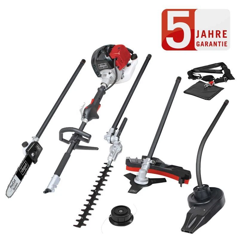 Scheppach 5in1 Benzin Motorsense MTC42-5P Hochentaster Heckenschere Laubbläser - Bild 1 von 4