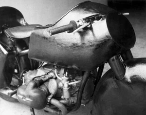BMW 500 Kompressor 1938 carrocería aerodinámica para pruebas túnel de viento moto - Imagen 1 de 1