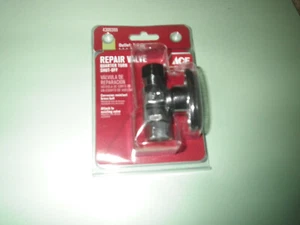 Ace Repair Valve 1/4 Turn Shut Off 3/8" OD x 3/8" OD female Shut-Off 4309399 - Picture 1 of 6
