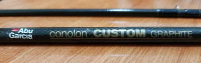 VINTAGE ABU GARCIA CONOLON CUSTOM GRAPHITE FLY ROD 8' 6'' AFTMA 7-8  2 PC. - Image 1 of 4
