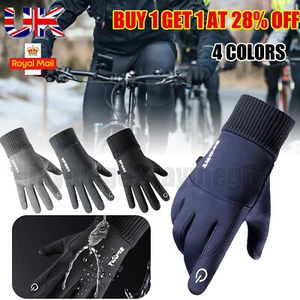 Winter Gloves Waterproof Touch Screen Thermal Windproof Anti-slip SPORT Gloves - Picture 1 of 18