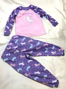 Girl's Unicorn Pajama Set Size 3T - Picture 1 of 2
