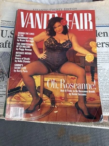 VANITY FAIR MAGAZINE FEBRUARY 1994 OH ROSANNE ! ROSANNE BARR ARNOLD VERY GOOD - Picture 1 of 2