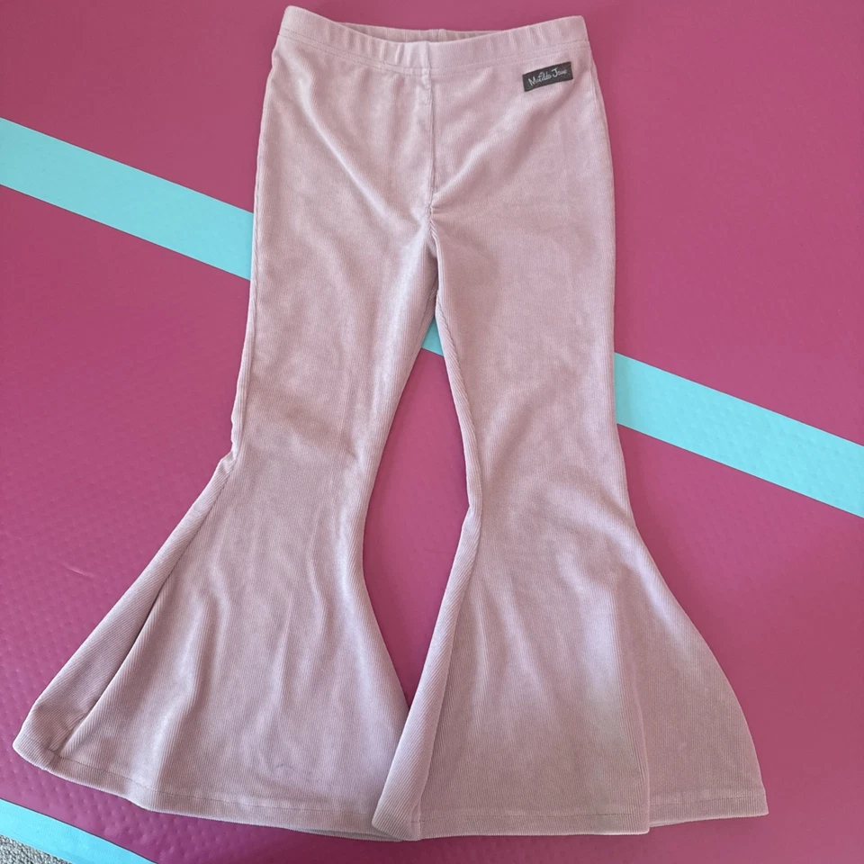 Pantalones de terciopelo acanalados de mazapán corazón a corazón Matilda Jane para niñas talla 6 ¡¡Lindos!!! Foto 1 de 4