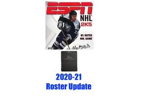 ESPN NHL 2K5 - Roster Update Memory Card PS2 PlayStation 2 NHL 2K 2021 Rosters - Picture 1 of 1