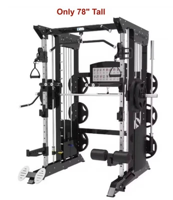 ExCore XR16 All In One Smith Machine Home Gym 78” Tall Great For Low Head Room - Image 1 of 2
