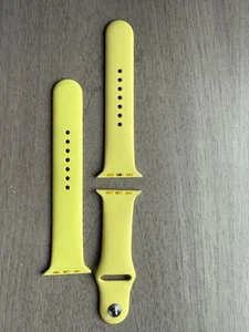 Genuine Apple Watch Sport Band Strap YELLOW 49mm 46mm 45mm S/M & M/L - Photo 1/2