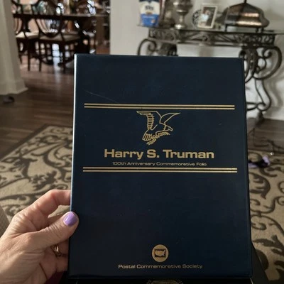 US Stamps Harry S Truman 100th Anniversary Commemorative Folio Issued 1984 - Image 1 of 4