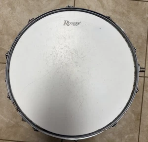 Rogers Snare Drum 10 Lug with Snare, Dampener, Original Head 14 x 5 - Picture 1 of 5