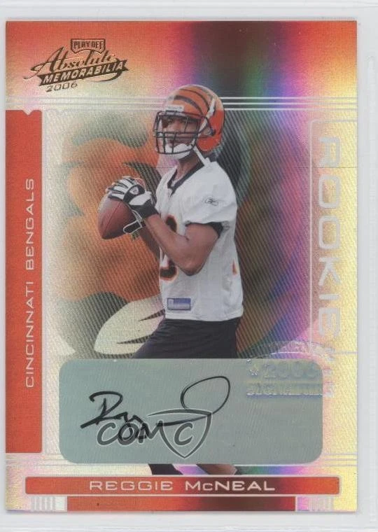 2006 Playoff Absolute Memorabilia Rookie /349 Reggie McNeal #223 Rookie Auto RC - Image 1 of 2