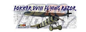 WW1 Fokker D-VIII 45" WS RC Airplane Kit Balsa Ply Short Kit & Printed Plans - Picture 1 of 2