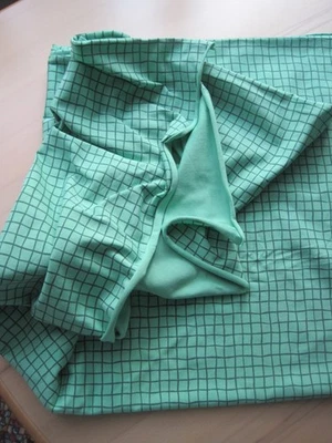 Jersey Bekleidungsstoff mit Karos grün Swafing 0,8m * 1,8m vorgewaschen - Bild 1 von 4