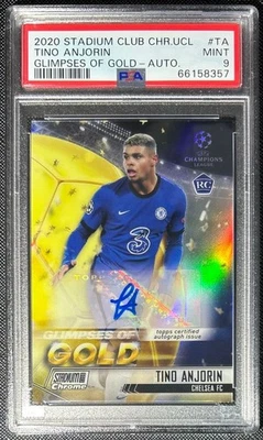 PSA9 TOPPS STADIUM CLUB TINO ANJORIN - Image 1 of 2