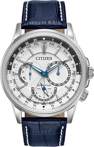 Citizen Herren Eco-Drive Calendrier Classic Uhr, 12/24 Stunden Zeit, 3-Zeiger Tag an - Bild 1 von 4