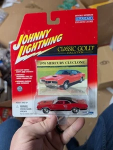 Johnny Lightning Classic Gold 1970 70 Mercury Cyclone Car Red Diecast 1/64 Scale - Picture 1 of 5
