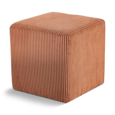 Meridian Furniture Roy Cognac Ottoman/Stool - Image 1 of 4