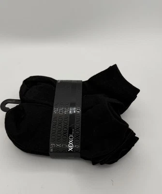 XOXO  Socks Womens Sizes 4 - 10 Black 10 Pairs Low Cut Black Socks - Image 1 of 4