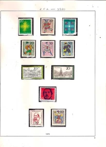 GERMANY-- R.F.A., 1970, MNH, 8 Complete sets. - Picture 1 of 1