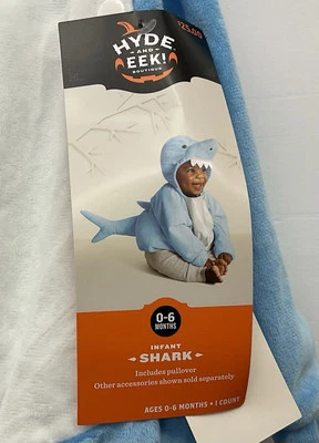Disfraz de tiburón Hyde and Eek talla 0-6 meses nuevo con etiquetas Foto 1 de 4