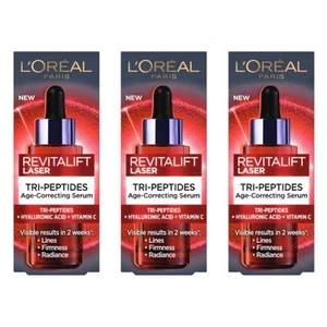 SALE! 3x Loreal Revitalift Tri-Peptide Serum 30ml - RRP $180 - Picture 1 of 7