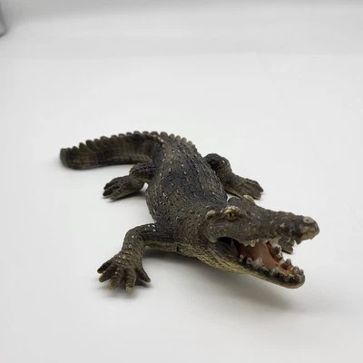 Schleich COCODRILO Caimán 7" Figura Juguete Animal Modelo 2007 Diorama Foto 1 de 4