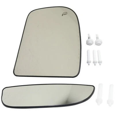 Set of 2 Mirror Glasses  Right Hand Side Upper for F250 Truck Passenger Pair - Image 1 of 4