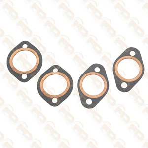 GUARNIZIONI SCARICO 4 PEZZI TIPO ORIGINALI FIAT 500/126  RACING ABARTH GIANNINI - Foto 1 di 7