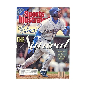 Ken Griffey Jr Seattle Mariners AUTO Signed 5/7/90 Sports Illustrated JSA COA - Bild 1 von 2