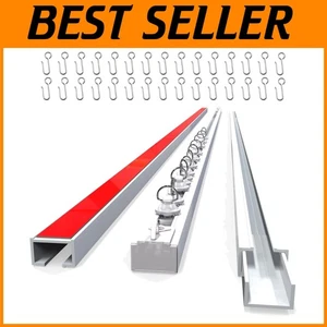 Easy Install Self Adhesive Curtain Track 16.4FT - Picture 1 of 9