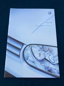 VW Golf Mk4 Brochure 2003 - UK Issue - Dated 1 Feb 2003 inc Match, GTi, V5, V6 - Picture 1 of 2